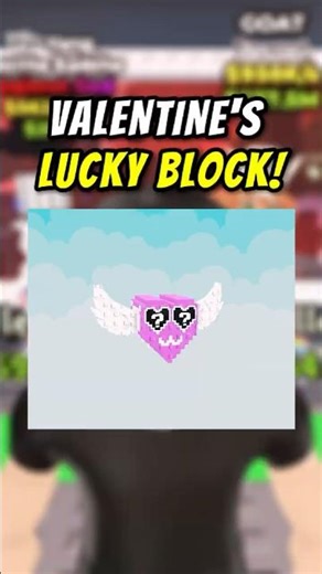 NEW Valentine's Lucky Blocks! ❤️ #roblox #shorts #stealabrainrot