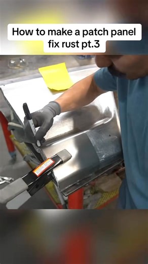 195K views · 1.2K reactions | How to make a patch panel fix rust pt.3 #fypシ゚ #fypシ゚viral #mechaniclife #autorepair #carcare #mechanicproblems #automotiveexpert #fixitright #garagelife #engineexpert #cartroubleshooting | Automotiveme chanical | Facebook