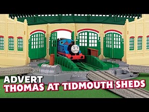 TRACKMASTER THOMAS AT TIDMOUTH SHEDS | Advert | Classic Trackmaster