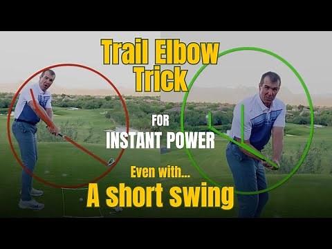 Trail Elbow Trick for INSTANT Power (Even with a Short Swing!)