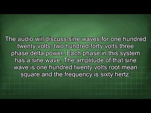 Understanding 240V Three Phase Delta Power and Sine Waves