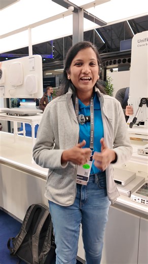 Cisco 8100 Series Secure Routers deliver secure networking simplified! We caught up with Piriyankaa Ravikumar at #CiscoLive in Amsterdam early this month to hear all about the new Cisco 8100 series. Purpose-built for small branch environments, Cisco 8100 Series Secure Routers deliver enterprise-grade security and high performance in a compact, energy-efficient form factor. Learn more here: https://cs.co/6183hqJEH | Cisco Networking