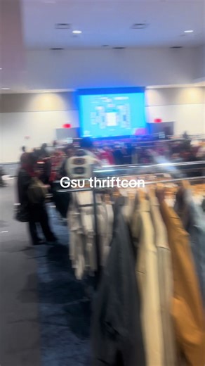 They got a whole Atlanta thrifting show/ convention at student center east, lowkeye fire #fyp #gsu #atlanta #georgiastateuniversity #college