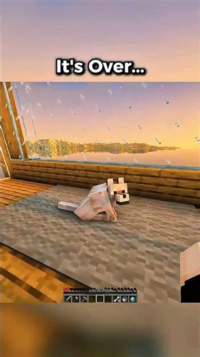 Last Good Bye For My Dog 🥲😭😭 #minecraft #sg_gamer #minecraftshorts #sggamer