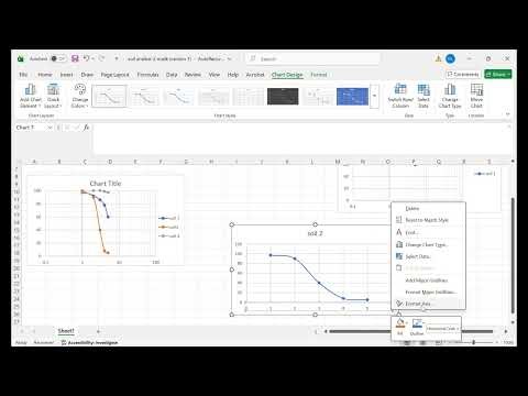 TUGAS MEKANIKA TANAH 1 MEMBUAT GRAFIK SEMI LOG PADA EXCEL