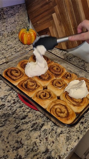 first time making cinnamon rolls from scratch
