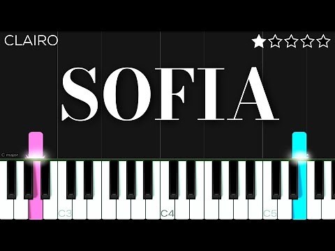 Clairo - Sofia | EASY Piano Tutorial