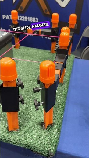 Reusable String Line Batter Board System! #cooltools #construction #innovation