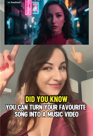 👀 did you know you can turn your favourite song into a music video?! 🎶 and you can even put yourself in the video 🫵🏻 and the best thing is that it takes literally a few clicks so it’s very easy 👏🏼 the tool i used for this is called Freebeat ☺️ #freebeat #freebeatai #aimusicvideo #aitools #aimusic