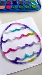 2.4M views · 8.6K reactions | EASTER EGG SALT PAINTING.  Need templates - just let me know.  I’ve made such a fun collection. ✨ Give it a go! Love Amy x x | Learning and Exploring Through Play | Facebook