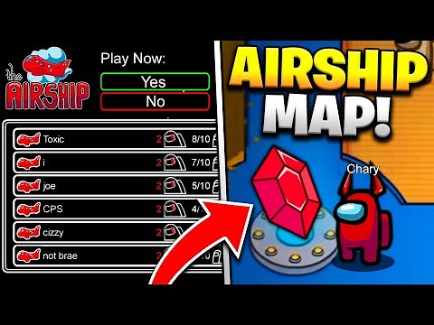 EVERYTHING NEW IN "THE AIRSHIP" MAP UPDATE in Among Us! (NEW TASKS & ALL ROOMS)