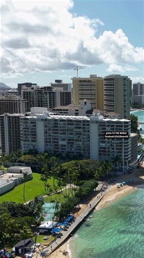 #honolulu #shorts #TRAVEL Skyline Views 🌺 Stunning City & Ocean Combo
