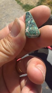 Turtle back variscite cab I mined and cabbed myself this is 12.30 ct and I’m selling it for $25 dollars | Menge Made