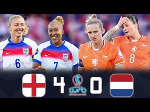 THE LIONESSES DESTROYED NETHERLANDS WITH NO MERCY 🤯🔥 ❯ ENGLAND 4–0 NETHERLANDS | WOMEN’S EURO 2025