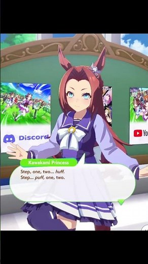 Kawakami Princess danscing Bakushin song #umamusume