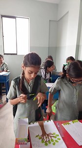 Our little artists of grade 4 are beautifully indulged in Thumb Painting! 🎨 Thumb painting is an interesting way to paint. things and our children have given a personal touch to each of their own trees 🌳 Painting is a way for children to do many important things: convey ideas, express emotion, use their senses, explore color, explore process and outcomes, and create aesthetically pleasing works and experiences. | The Garage School