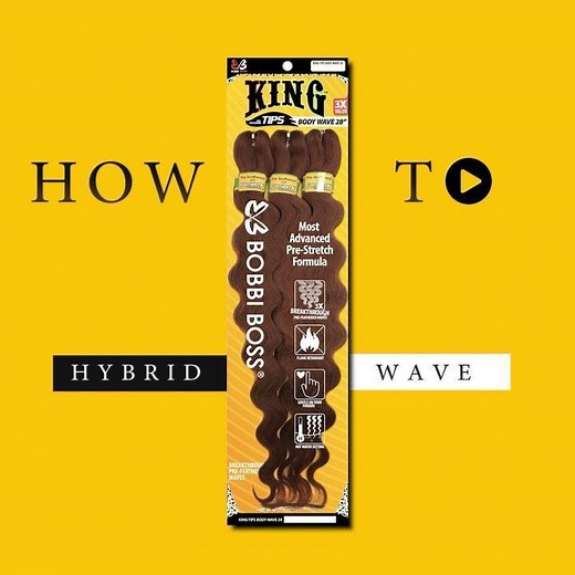 Check out our quick how-to HYBRID WAVE BRAID Tutorial using our NEW King Tips Pre-Feathered Body Wave and Ocean Wave 28”! 👌🏾😎 #tutorial #braids #protectivestyles #bohobraids #hybridbraids #kingtips #bobbibossbraids | BOBBI BOSS