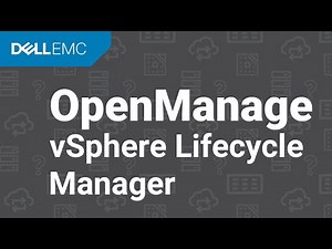 Dell EMC OMIVV as a hardware support manager in vSphere Lifecycle Manager