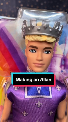 I get excited anytime Barbie releases a new male face sculpt. This dreamboat will play Ken’s buddy Allan in an upcoming story. ❤️🧡💛💚🩵💜 #kendoll #barbie #dollcollector #ooakdoll #dollcustom #dollartist #barbiecollector #fashiondoll