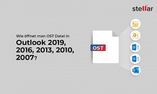 Comment ouvrir un fichier OST dans Outlook 2021, 2019, 2016, 2013, 2010, 2007 ?