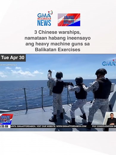 3 Chinese Warships Sa Balikatan Exercises