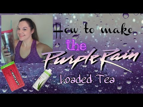 How to make a Purple Rain Loaded Tea