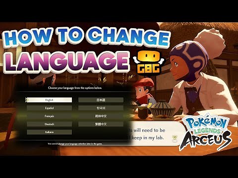 Pokemon Legends: Arceus: Language Options and How to Change Language