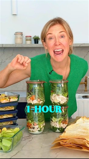 1hr High Protein Meal Prep for busy mums. Recipes below 👇