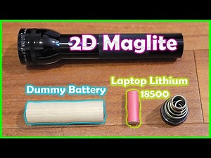 Maglite 2D LED lithium battery upgrade