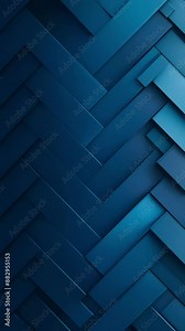 Herringbone zigzag pattern in bold shades of teal and navy. Stock Video