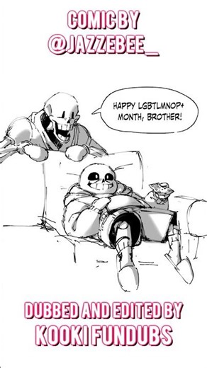 LGBTLMNOP+ | Undertale Comic Dub #undertale #comicdub #comics #sans #papyrus #lgbt