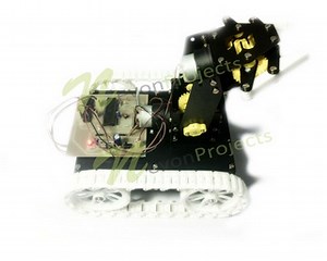 Android Controlled Pick And Place Robotic Arm Vehicle Project