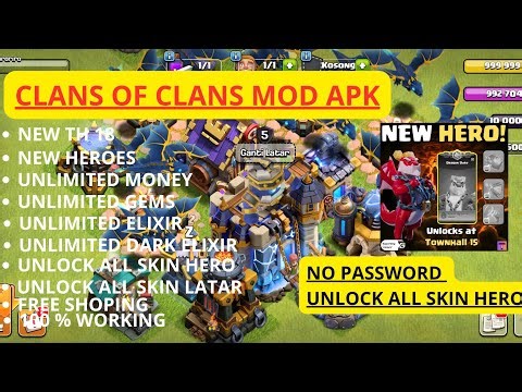 ‼️DOWNLOAD COC MOD APK TH 18 + NEW HERO‼️Unlimited Gems Terbaru 2026