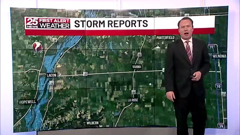 National Weather Service confirms four tornadoes from yesterday’s severe weather