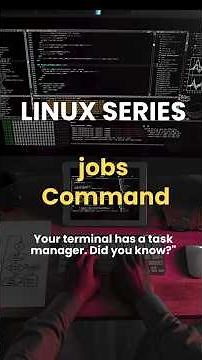Linux jobs Command Explained in 60 Seconds #shorts