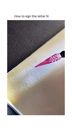 Calligraphy Videos on Instagram: "N is a shape built from movement and return. It begins with a tall, steady vertical—your anchor, your first certainty. From its top, a diagonal stroke sweeps downward toward the opposite side, a bold crossing that feels like a journey taken with intention. Then another vertical rises, echoing the first and grounding the letter once more. Three strokes, one quiet story: start strong, explore boldly, come back with clarity. Its sound reflects that energy—near, new