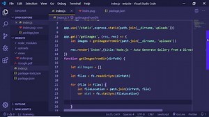Node.js Image Directory Listing in Form of Gallery