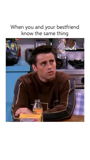 CHUFS | TRENDLE on Instagram: "🎬 Fun Fact: Friends Joey was the only friend who knew about Monica and Chandler’s relationship from the start, and Matt LeBlanc played it so well that the writers leaned into it — turning Joey into the group’s unofficial secret-keeper. His over-the-top reactions weren’t just funny, they helped build one of the show’s most iconic slow-burn romances. 🎬❤️ ⚠️No rights owned. All content belongs to respective owners. 🔖 #Friends #JoeyTribbiani #MonicaAndChandler #Sitc