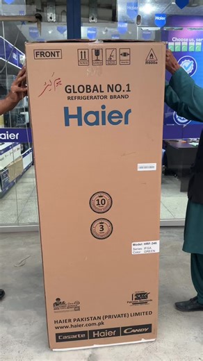 Unboxing Haier Inverter Refrigerator HRF 346 Overview