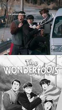 Lukisan Komik Vs Scene Sebenar The WONDERfools | The WONDERfools | Netflix