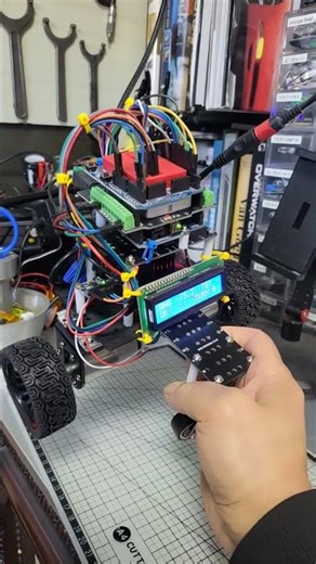 MPU6050 + 엔코더 + LCD! 아두이노 밸런스로봇