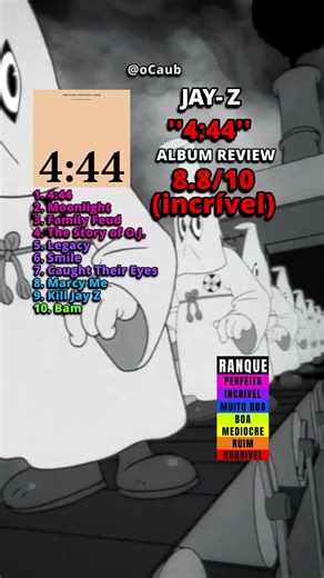 SE APOSENTOU BEM? 4:44 JAY Z - ALBUM REVIEW