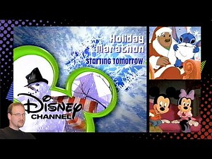Retro 2004 - Disney Channel Christmas Promos - Cable TV History