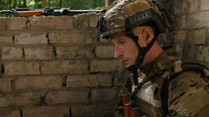 Solider smoking after a battle - Free Stock Video