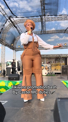 Arrived! 🎤👌📍 and I am on stage hosting for the TIKWERE promotion bash by Castel Malawi 🇲🇼 #foryoupage #tiktokmalawi🇲🇼