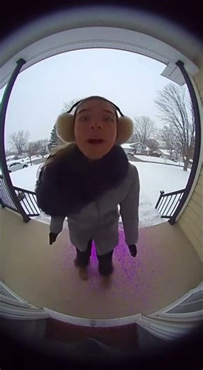 Winter Surprise: The Neon Purple Package Prank