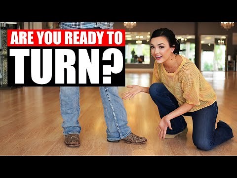 COUNTRY DANCE SPINS - A weird little trick for better 2 Step turns