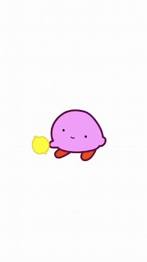 Daily Lemon Kirby on Instagram: "Day 95: KIRBY!! DON'T EAT LEMON!! 🍋 follow my stream! https://www.twitch.tv/quark_88_ Kirby is an irresistibly adorable Nintendo character beloved by fans around the world! With his round, pink body, stubby arms, and ever-cheerful face, Kirby radiates pure cuteness. He waddles around Dream Land with an innocent charm, inhaling enemies and copying their powers with a playful puff. Whether he's floating through the sky like a balloon or transforming into a sword-w