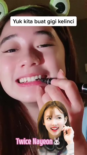 Tutorial Gigi Kelinci ala Nayeon TWICE