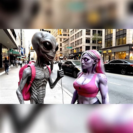 Alien Interviews on Instagram: "What's the first thing aliens do when they get to earth? #alien #veo3 #aliens #aliensighting"